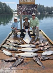 Tristan dock slabs Kyuquot Sound Murphys