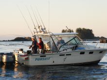 Double Header of Salmon at Spring Island in Kyuquot Sound
